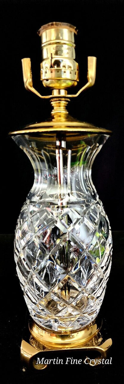 Waterford Hospitality Medium Sized Fine Cut Crystal Table Lamp