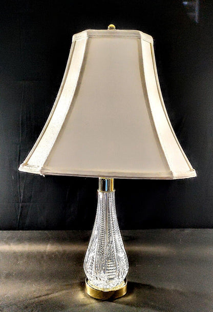 Waterford Crystal Lamp - Mouth Blown Hand Cut - One-of-a-kind No. 472-265 - Mint