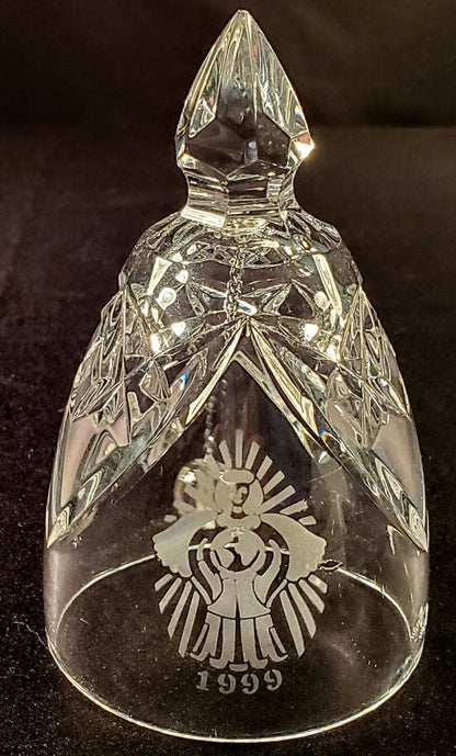 Waterford crystal vintage Christmas bell 1999 Joy to the World - MINT!!