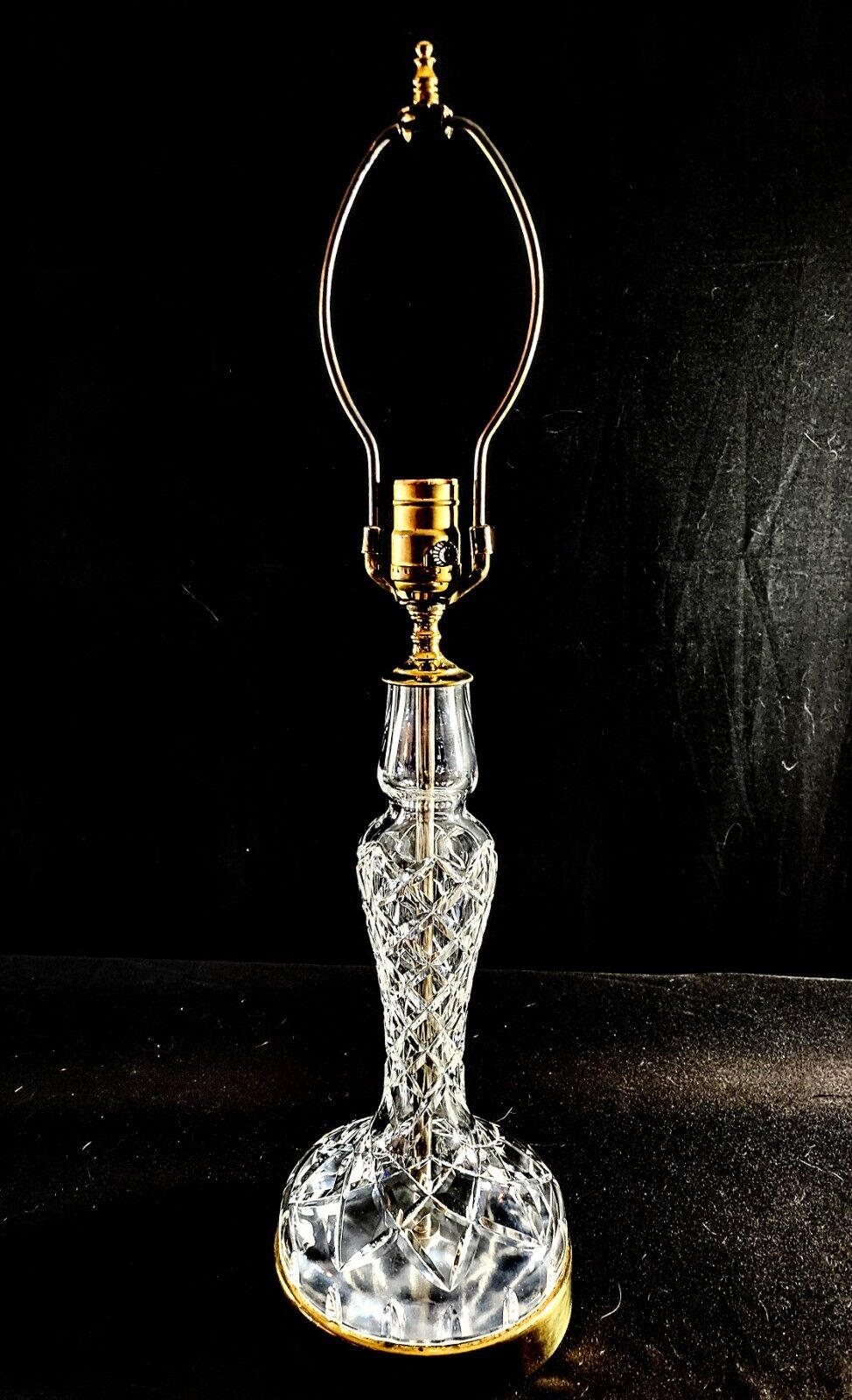 Waterford Evanwood Fine Cut Crystal Lamp - ABSOLUTELY FLAWLESS!