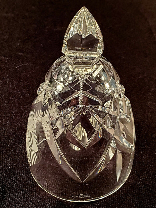 Waterford crystal vintage Christmas bell 1999 Joy to the World - MINT!!