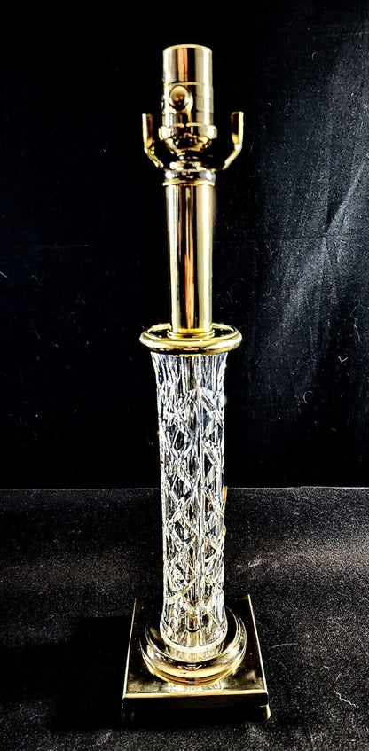 Waterford Killarney (Kinsale) Fine Cut Crystal Candlestick Buffet  - BRAND NEW!