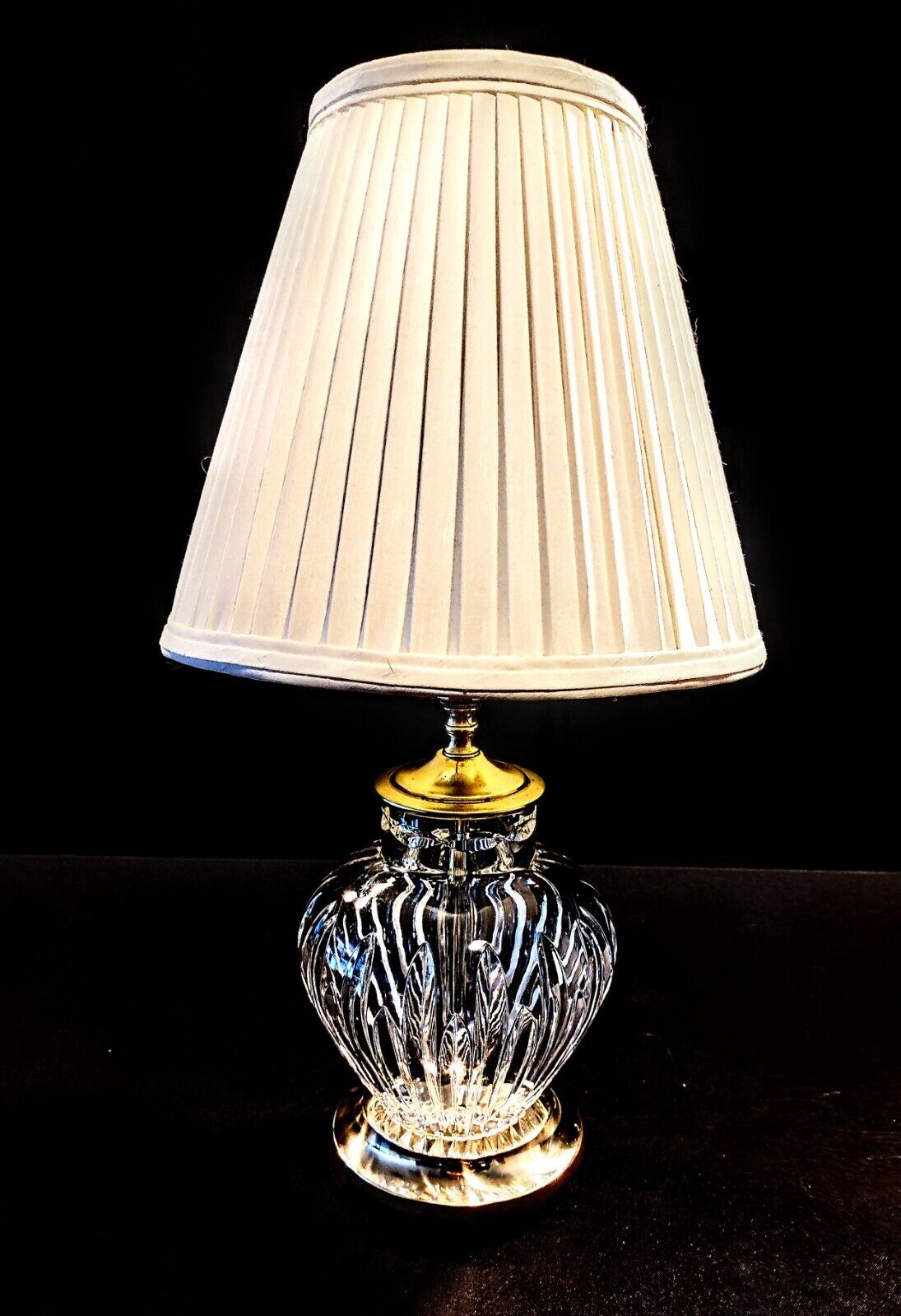 Waterford Carina Fine Irish Cut Crystal Lamp - Highly Polished and Flawless!