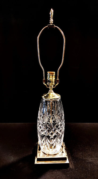 Waterford Crystal Fine Cut Lamp - Highly Polished - 25 1/2 Inches Tall - Perfect