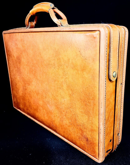 Hartmann Belting Leather Briefcase Case - NOS - with Hartmann Leather Binder