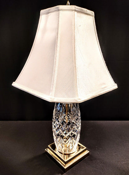 Waterford Crystal Fine Cut Lamp - Highly Polished - 25 1/2 Inches Tall - Perfect