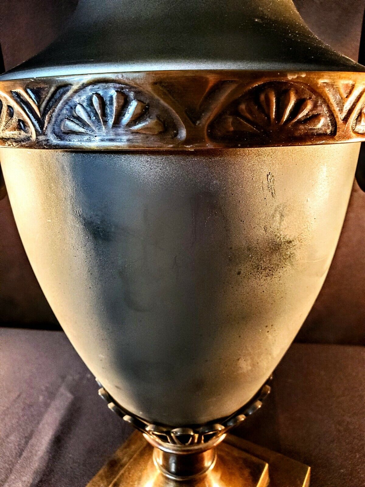 Vintage 1992 Chapman Double Handled Trophy Urn Style with Greek God Casts