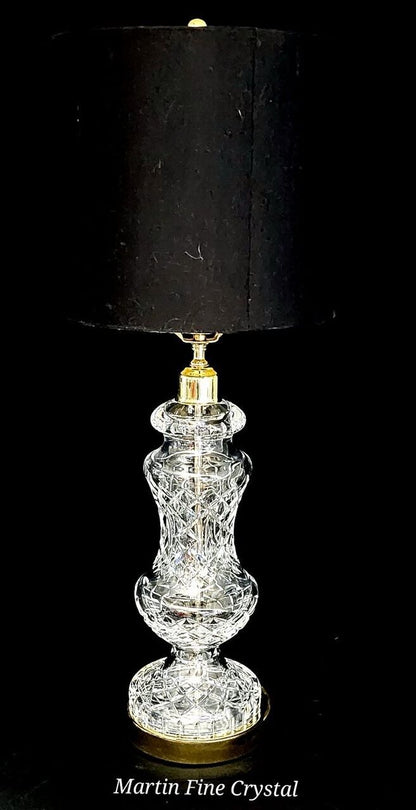 Waterford Archill Fine Cut Crystal Table Lamp - Absolutely Mint Condition!