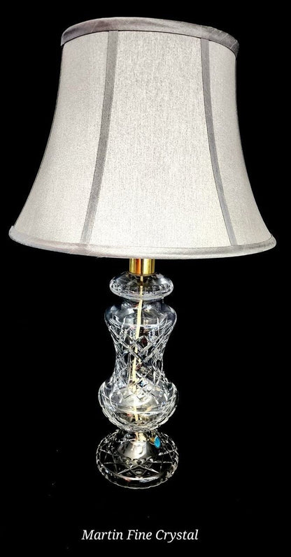 Waterford Archill Solid Crystal Table Lamp - Absolutely Mint Condition!