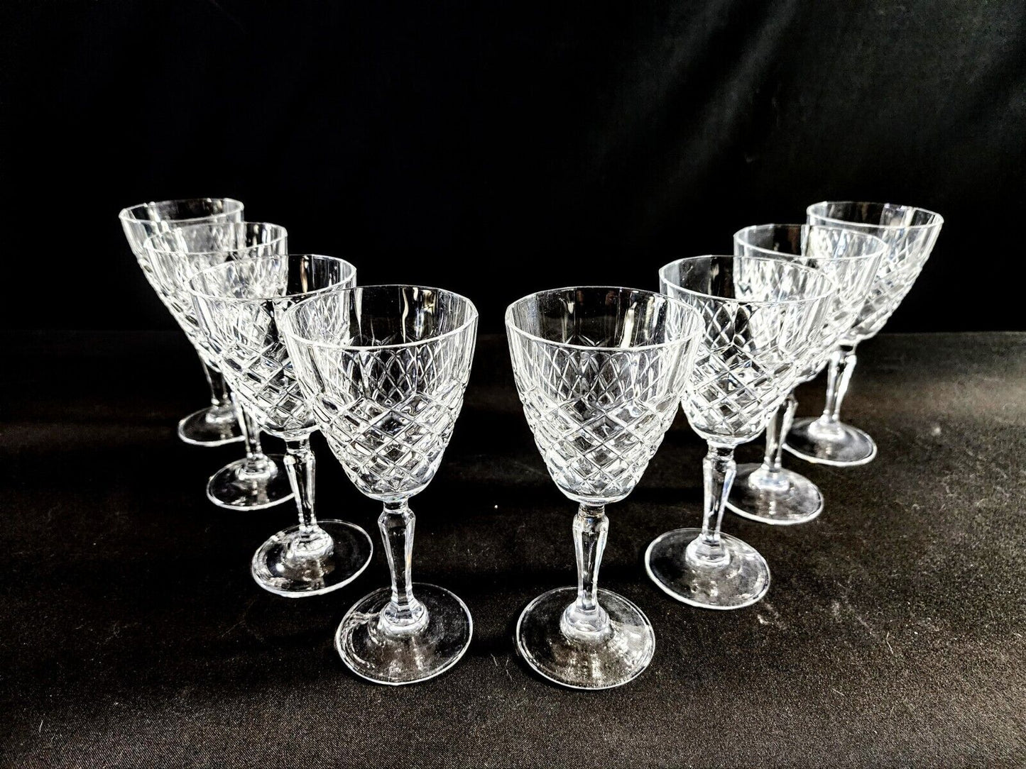 Waterford Alana 7oz Goblet - 6 1/2 Tall - MINT SET OF 10