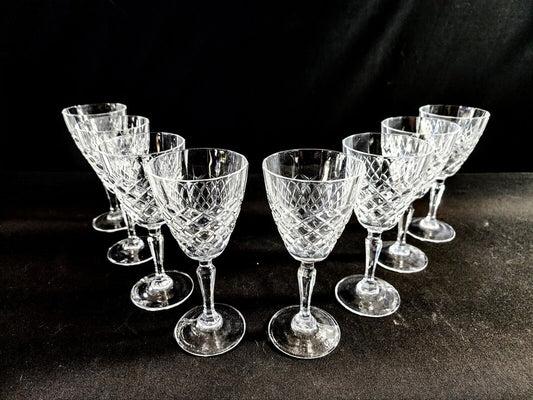 Waterford Alana 7oz Goblet - 6 1/2 Tall - MINT SET OF 10