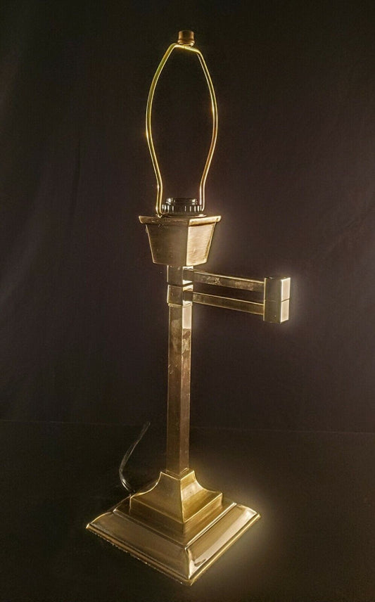 Nantucket Antique Bronze 2-Arm Articulating Desk Lamp