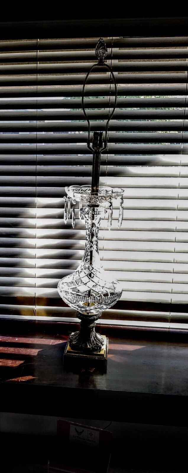 Fredrick Cooper Chicago Massive 42 7/8 Inch Fine Cut Crystal Table Lamp