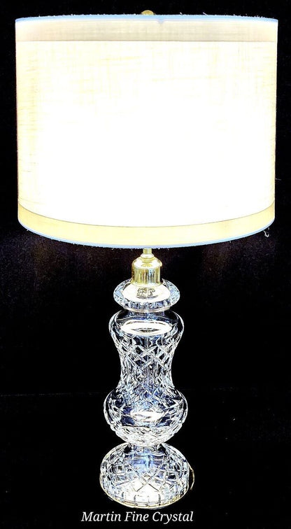 Waterford Archill Fine Cut Crystal Table Lamp - Absolutely Mint Condition!