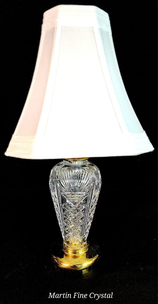 Waterford Millennium Fine Cut Crystal Table Lamp - Brilliant!