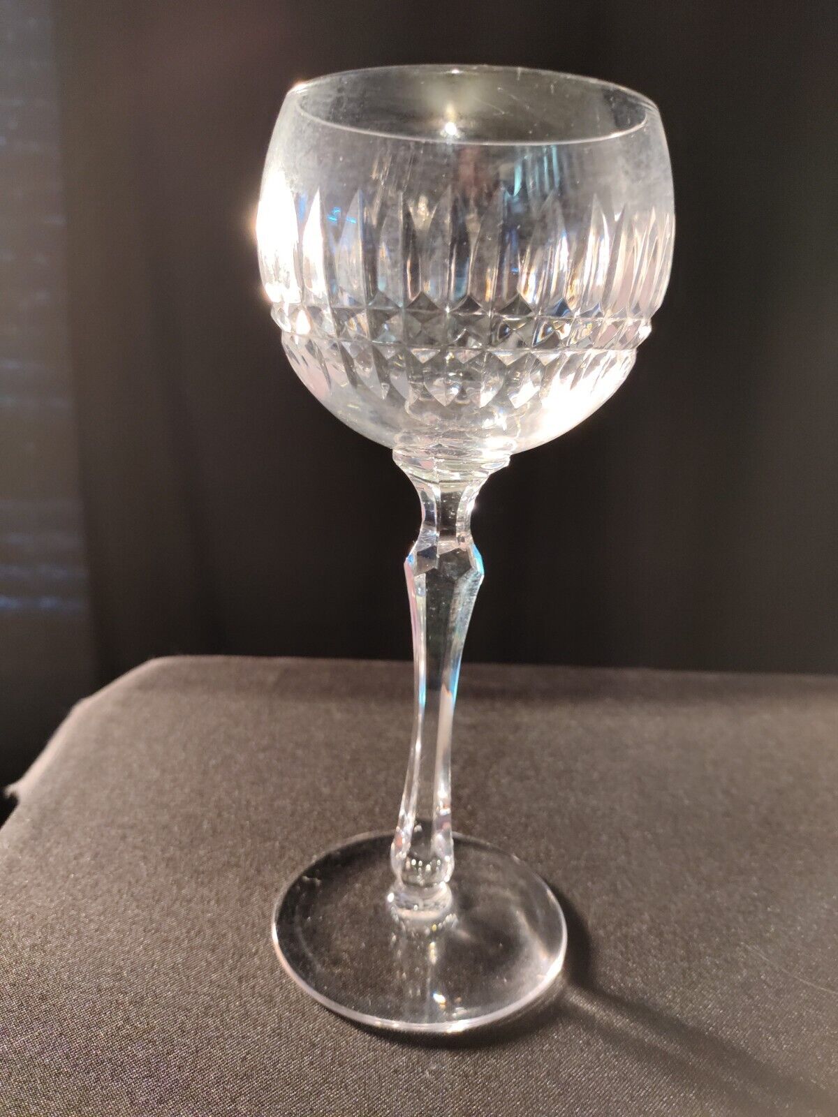 Dominique By Bayel Fine Cut Crystal Wine Hock Glass