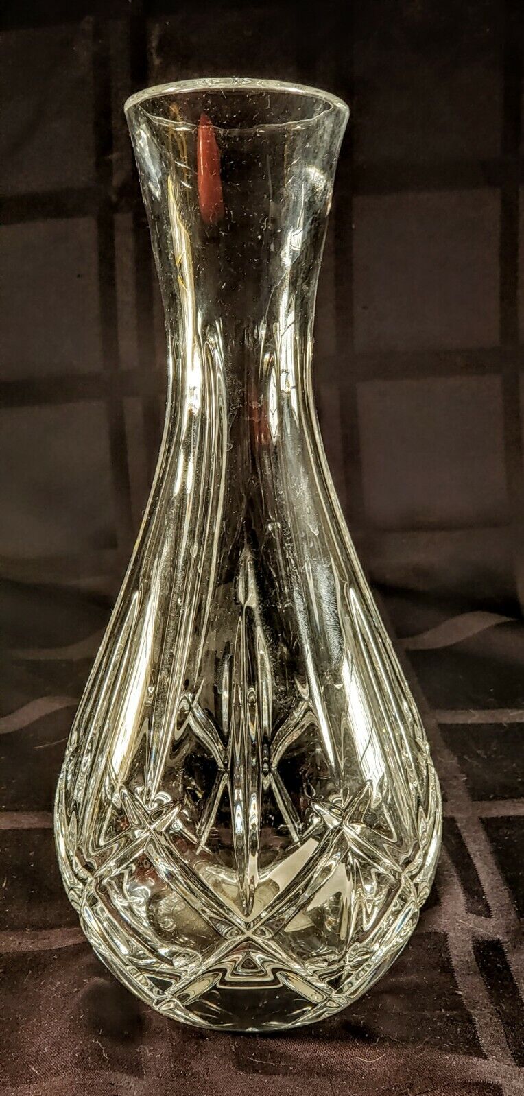 Lady Ann Fine Cut Crystal Carafe` -  11 1/4 Inches Tall - New without Box