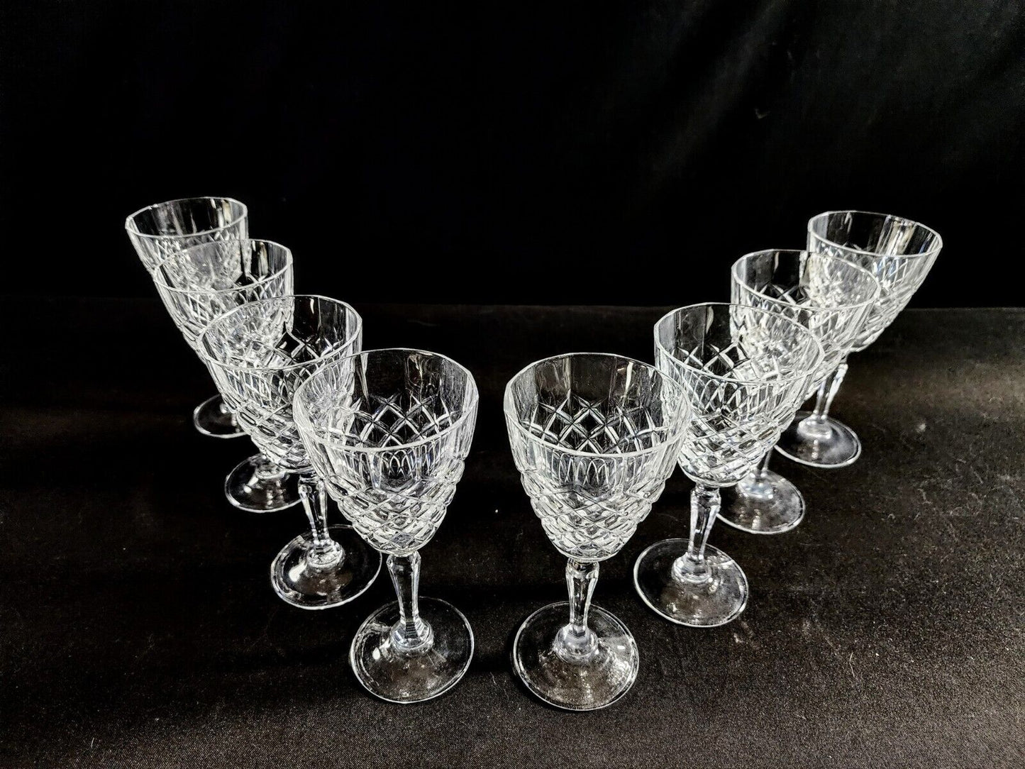 Waterford Alana 7oz Goblet - 6 1/2 Tall - MINT SET OF 10