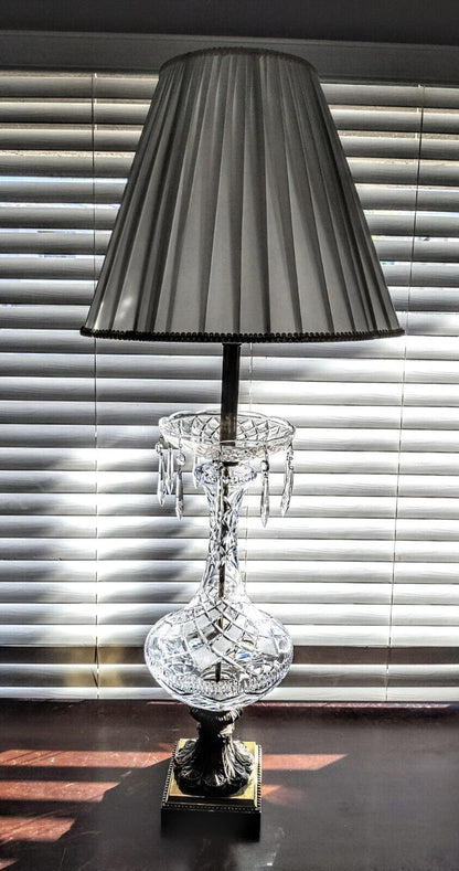 Fredrick Cooper Chicago Massive 42 7/8 Inch Fine Cut Crystal Table Lamp