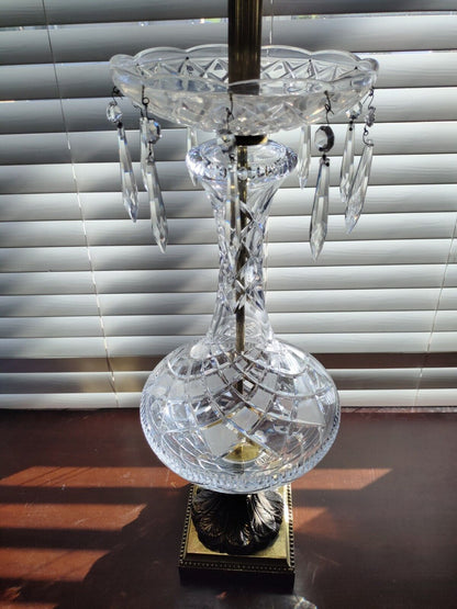 Fredrick Cooper Chicago Massive 42 7/8 Inch Fine Cut Crystal Table Lamp