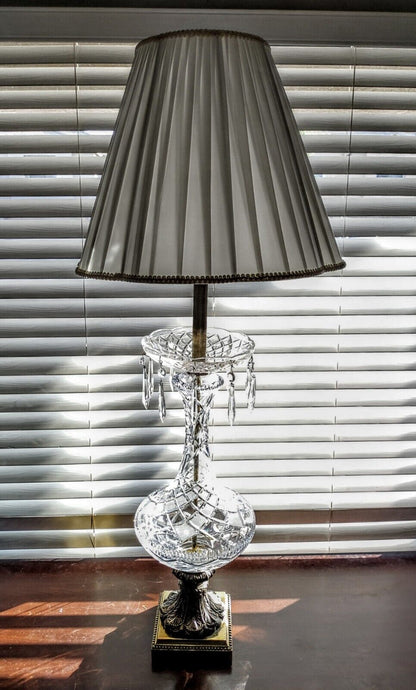 Fredrick Cooper Chicago Massive 42 7/8 Inch Fine Cut Crystal Table Lamp