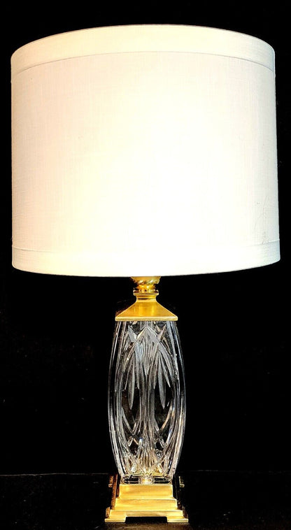 Waterford Crystal Finn Versailles Single Table Lamp - Mint Condition!