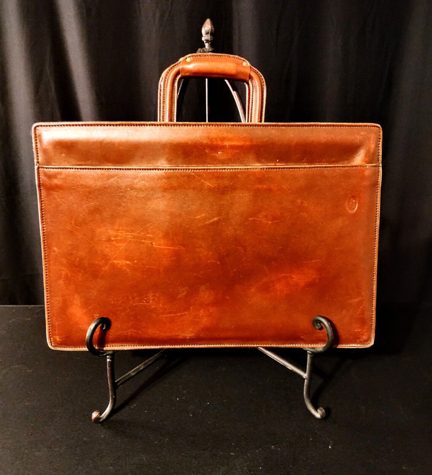 Vintage Hartmann Leather Attaché Burgundy Briefcase - Great Pre-Loved Condition!