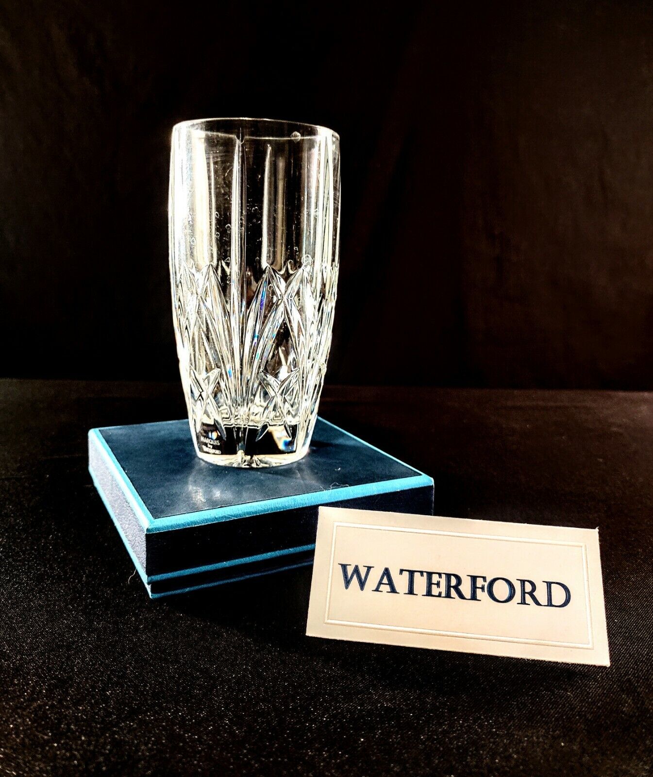 Waterford Highball Fine Cut Crystal Glass - 5 3/4 Inches Tall