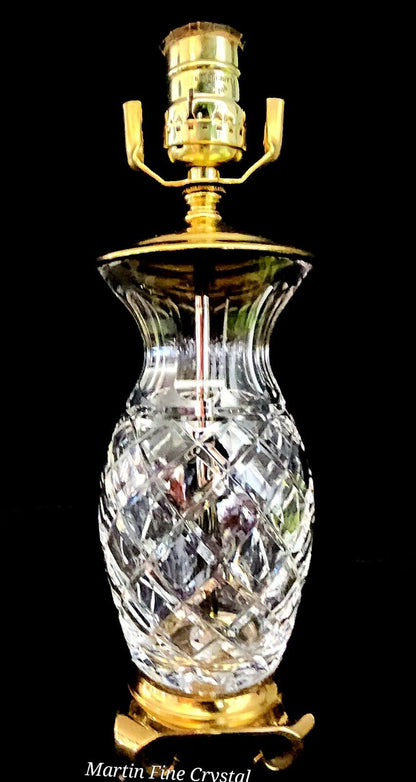 Waterford Hospitality Medium Sized Fine Cut Crystal Table Lamp