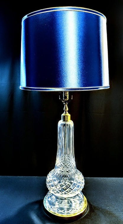 Waterford Antique 1950's Crystal Lamp - Largest Waterford Lamp Ever at 36 Inch!