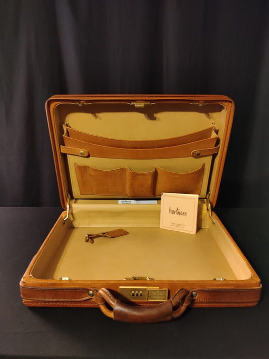 BRAND NEW Hartmann Belting Leather Briefcase Attaché Case - New Old Stock!!!