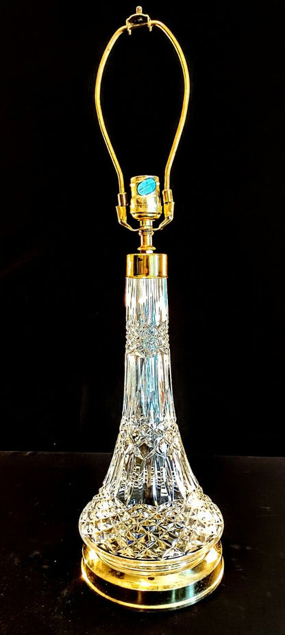 Waterford Lismore Lamp -  Fine Hand Blown & Cut Irish Crystal - Absolutely Mint!