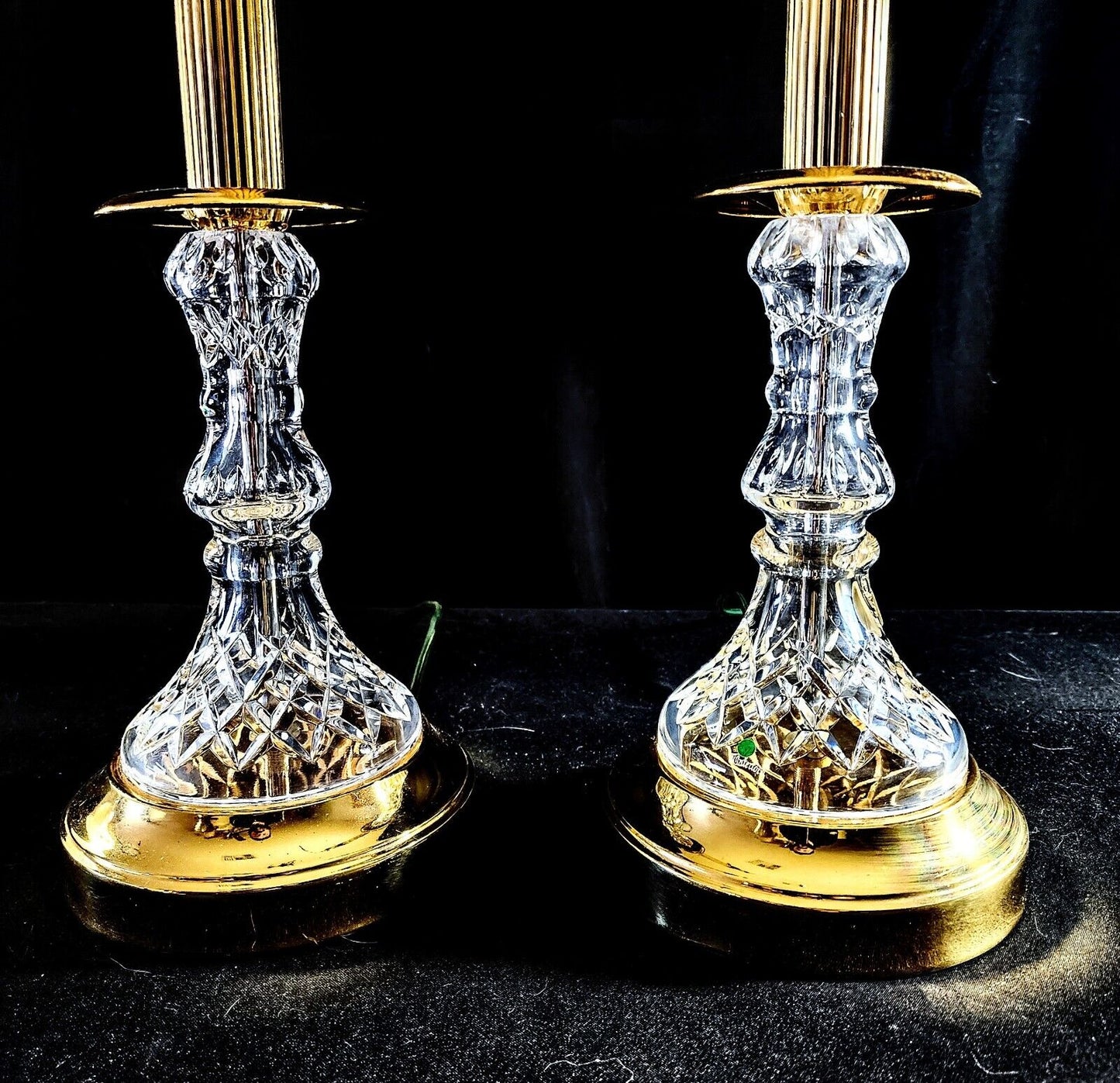 Set of 2 Waterford Alana Buffet Lamps - Absolutely Mint Condition!