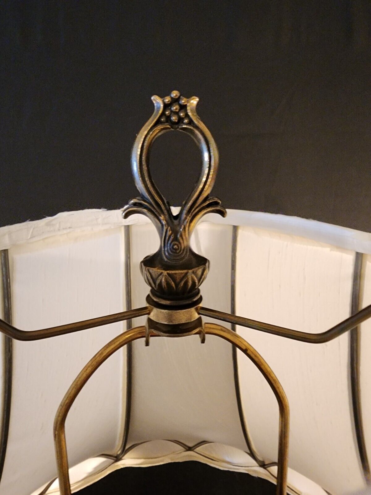 Hollywood Regency Fredrick Cooper Chicago Four Arm Antique Bronze Lamp