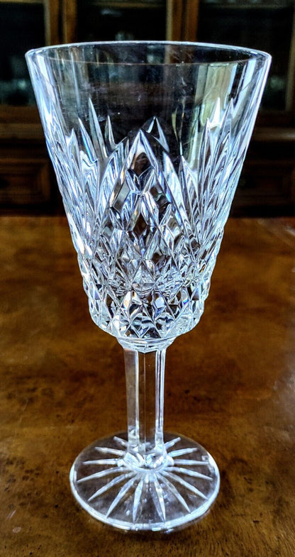 Brand New Tyrone Fine Cut Antrimn Irish Crystal Goblets - Absolutely Mint NOS !