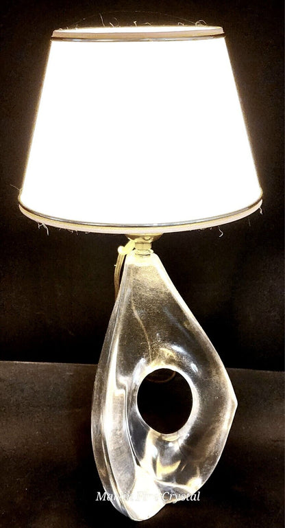 Daum French Crystal Lamp - 1950's Genuine Model 1 - Absolutely Mint Condition!