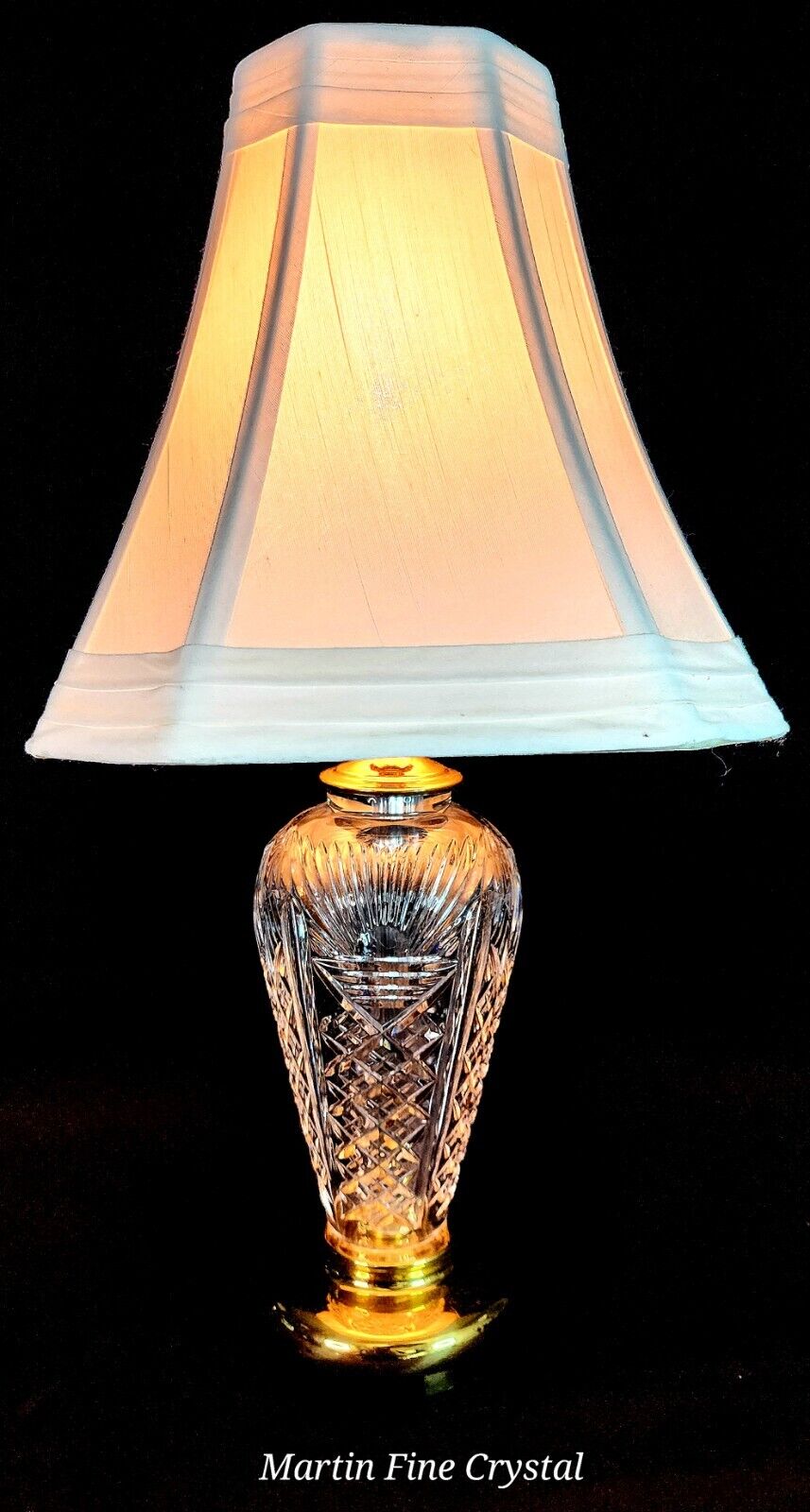 Waterford Millennium Fine Cut Crystal Table Lamp - Brilliant!