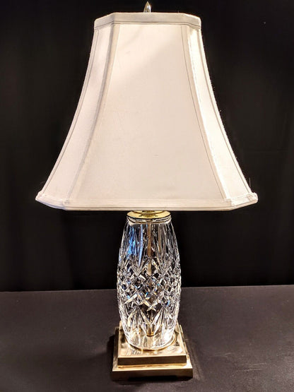 Waterford Crystal Fine Cut Lamp - Highly Polished - 25 1/2 Inches Tall - Perfect