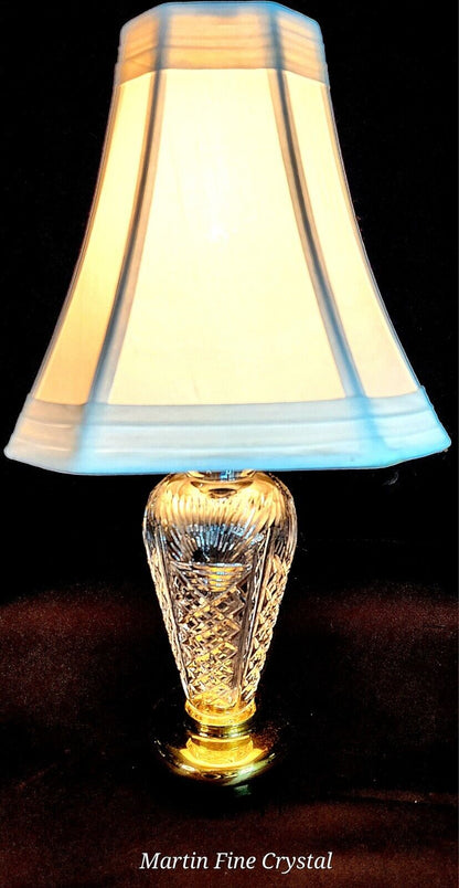 Waterford Millennium Fine Cut Crystal Table Lamp - Brilliant!