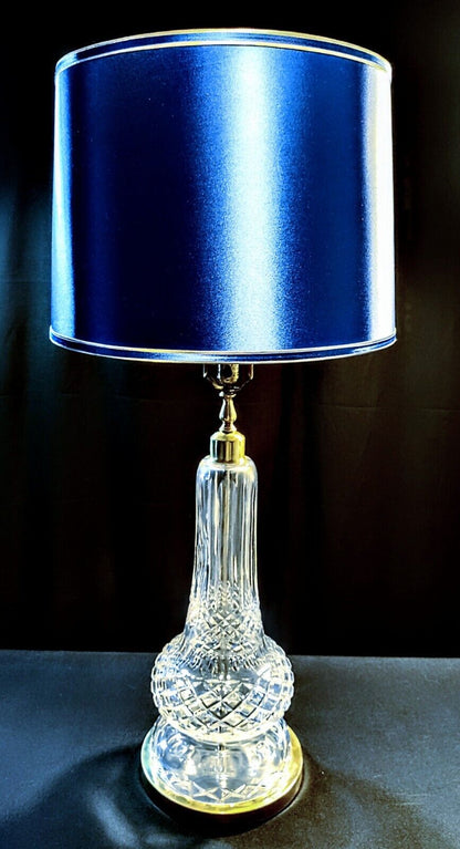 Waterford Antique 1950's Crystal Lamp - Largest Waterford Lamp Ever at 36 Inch!