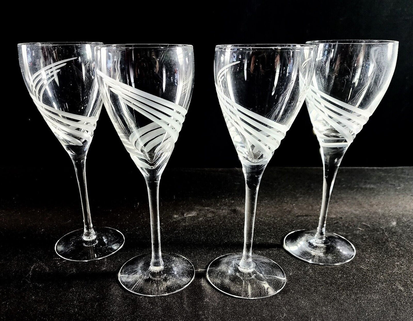 Lenox Windswept Wine Glasses - Brand New Old Stock