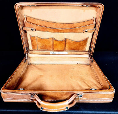 Hartmann Belting Leather Briefcase Case - New Old Stock - Gorgeous Leather!