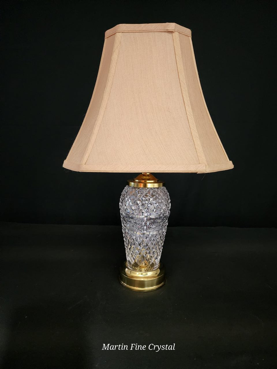 Waterford Medium Sized Diamond Patterned Table Lamp