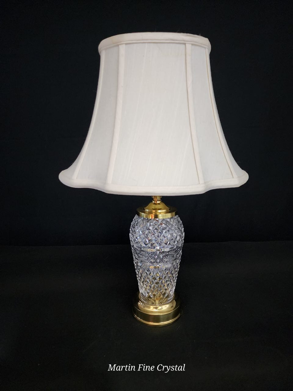 Waterford Medium Sized Diamond Patterned Table Lamp