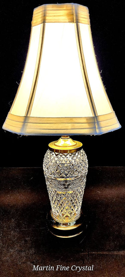 Waterford Medium Sized Diamond Patterned Table Lamp